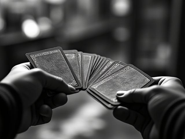 真剣な表情でカードを選ぶ参加者